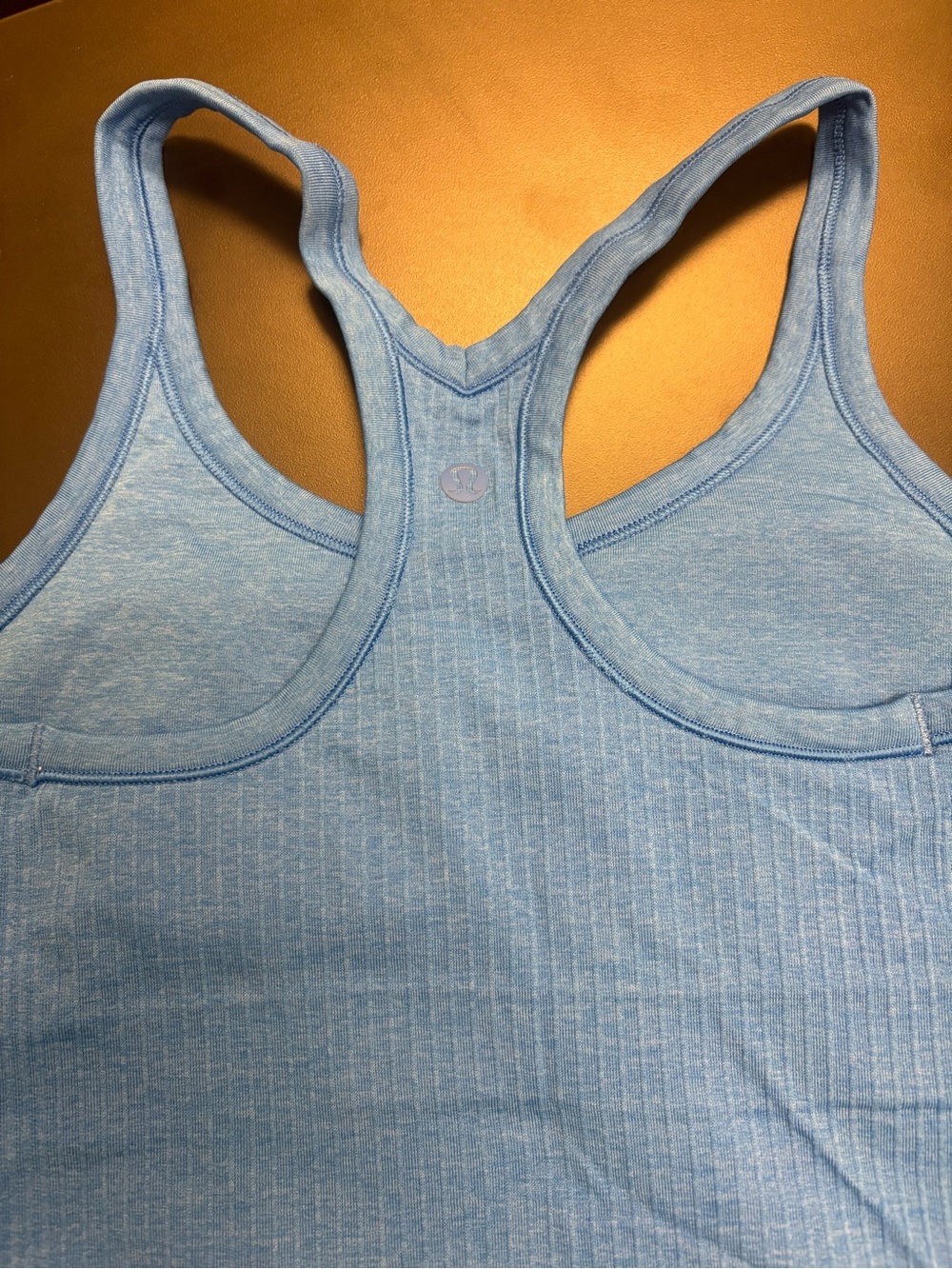 lululemon athletica royal Blue Ribbed Racerback Tank